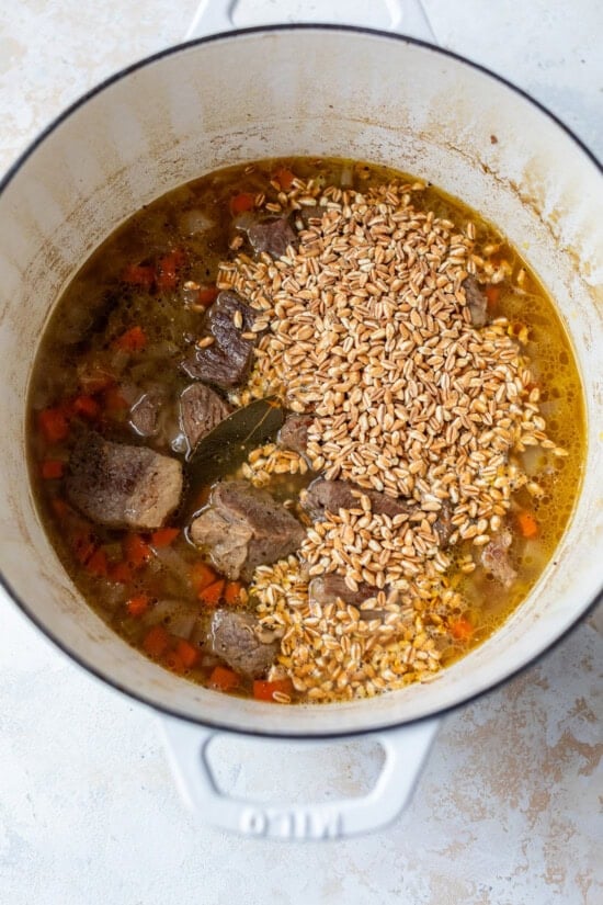 Beef and barley