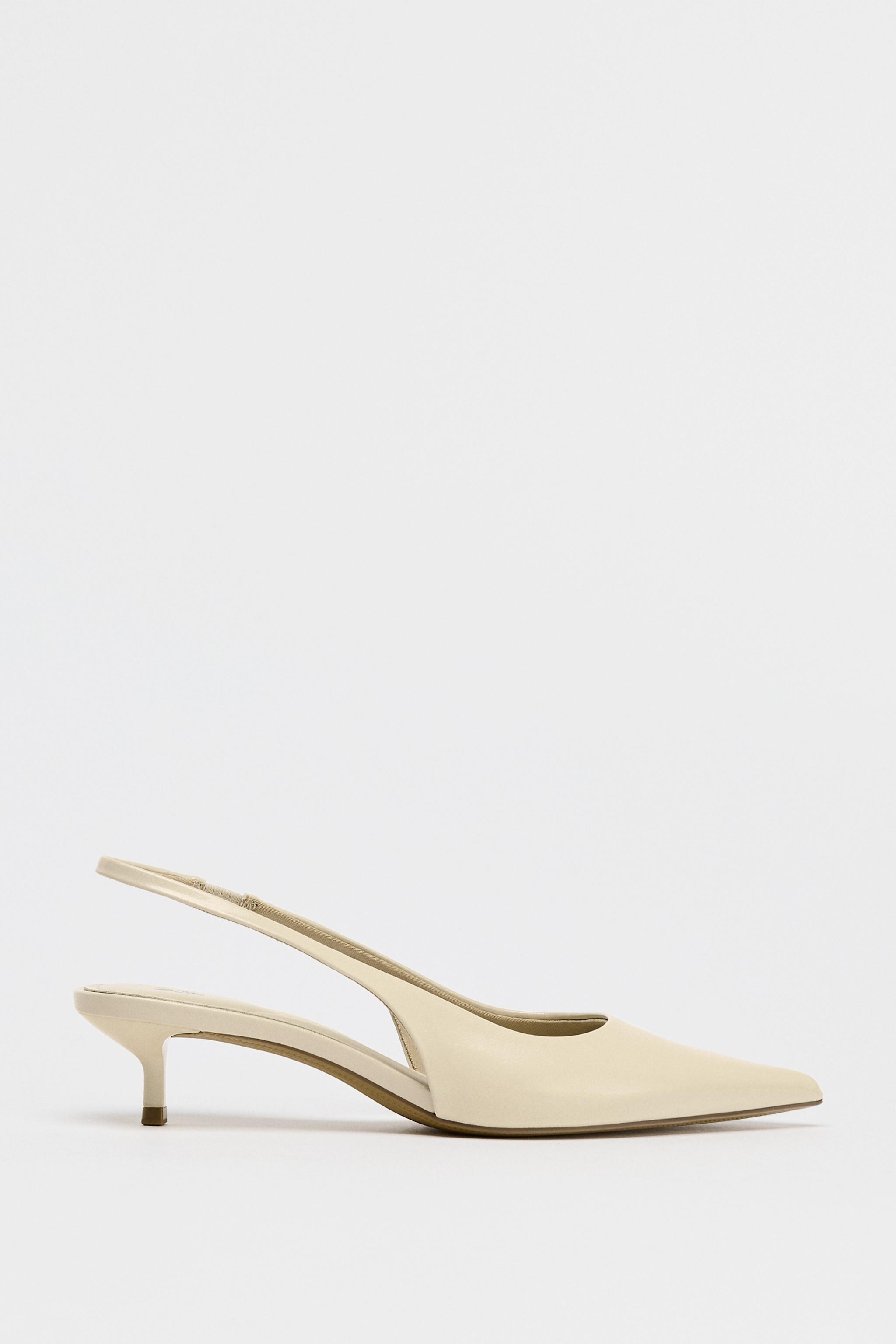 Kitten Heel Slingback Shoes
