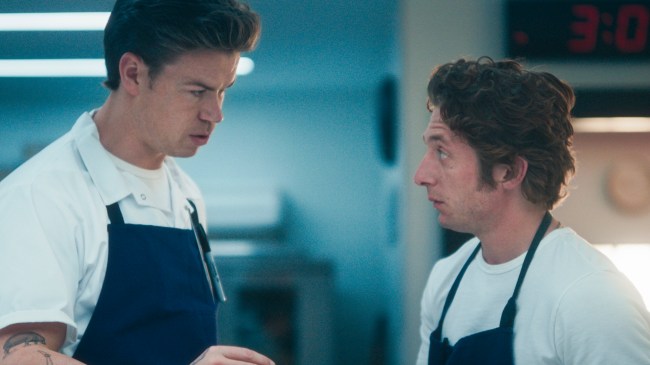 THE BEAR — “Sophie” — Season 4 Episode 6 (Streams Thursday, June 26th) Pictured: (l-r) Will Poulter as Luca, Jeremy Allen White as Carmen “Carmy” Berzatto. CR: FX.