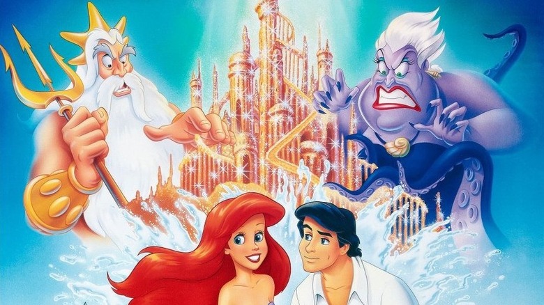 The poster artwork for The Little Mermaid (1989)