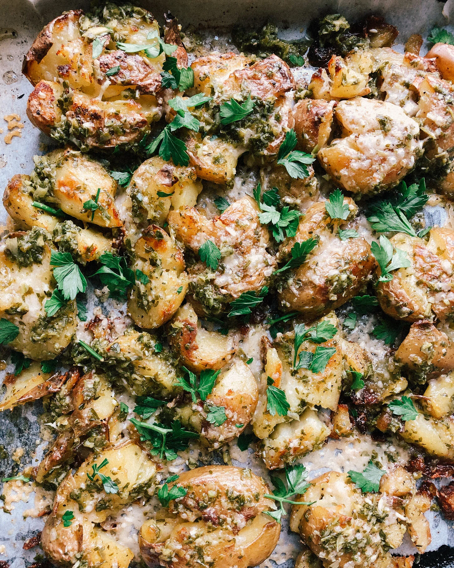 Smashed Potatoes . Sprouted Kitchen