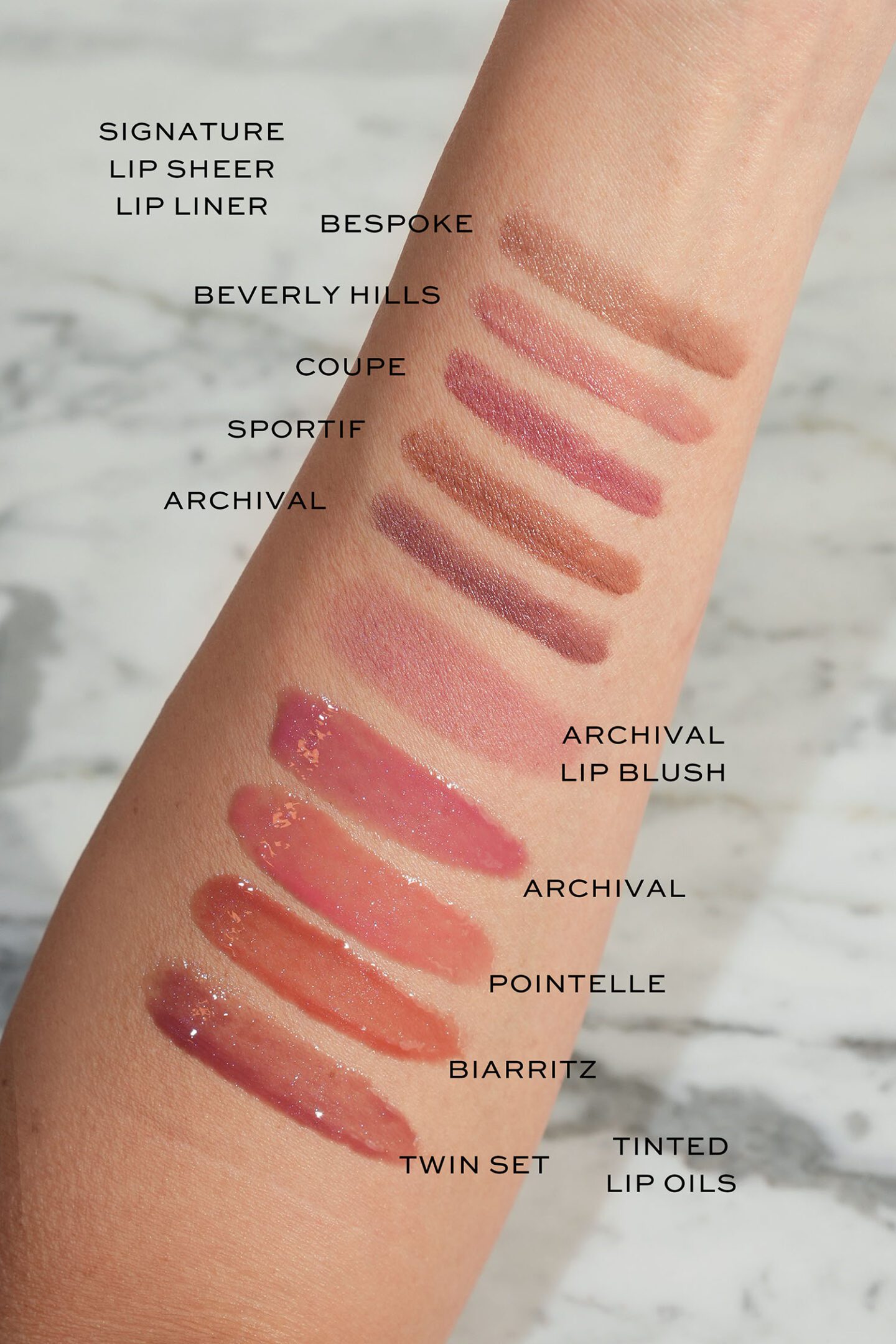Merit swatches