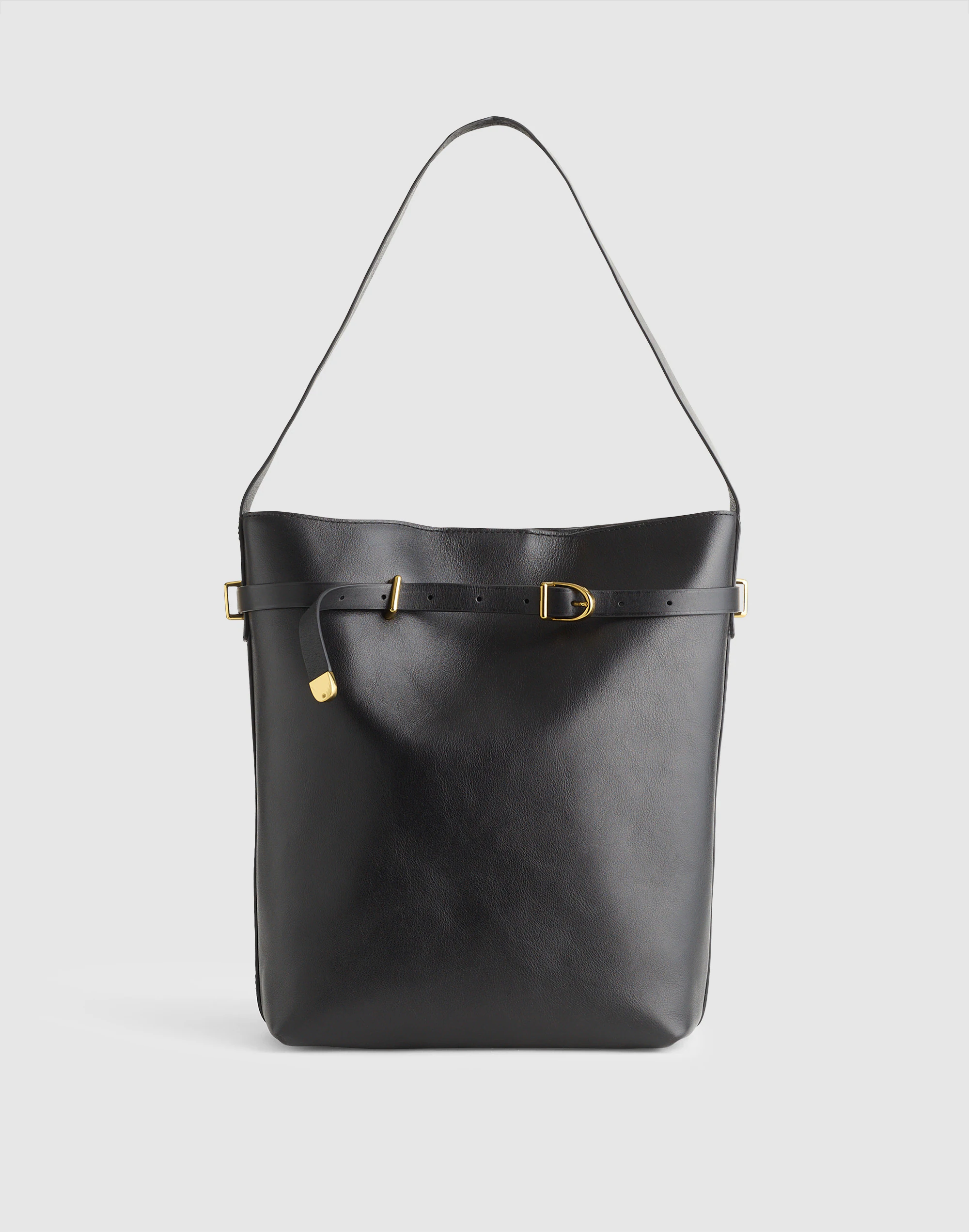 The Essential Belted Bucket Tote