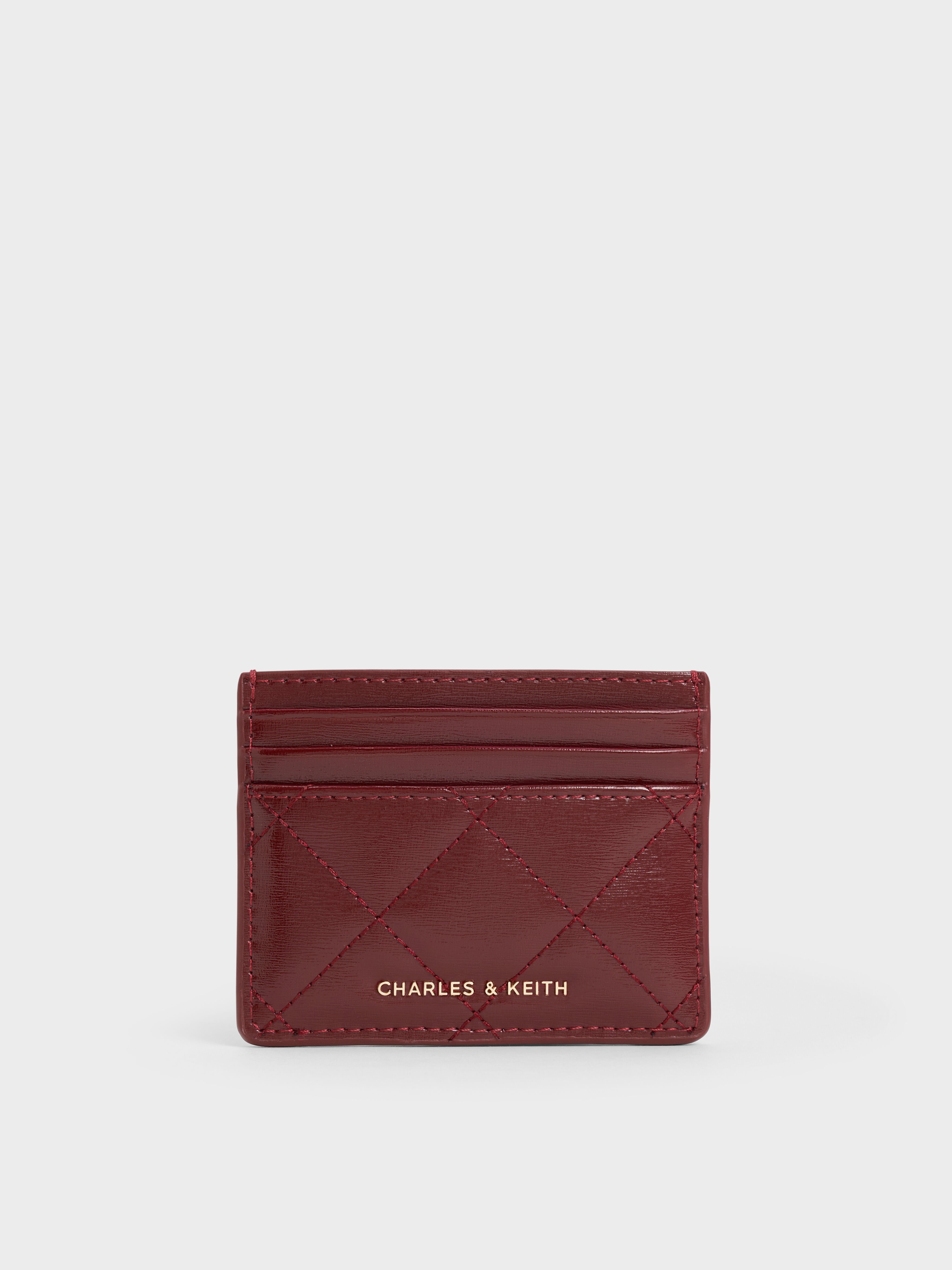 Charles &amp; Keith, Janie Quilted Card Holder