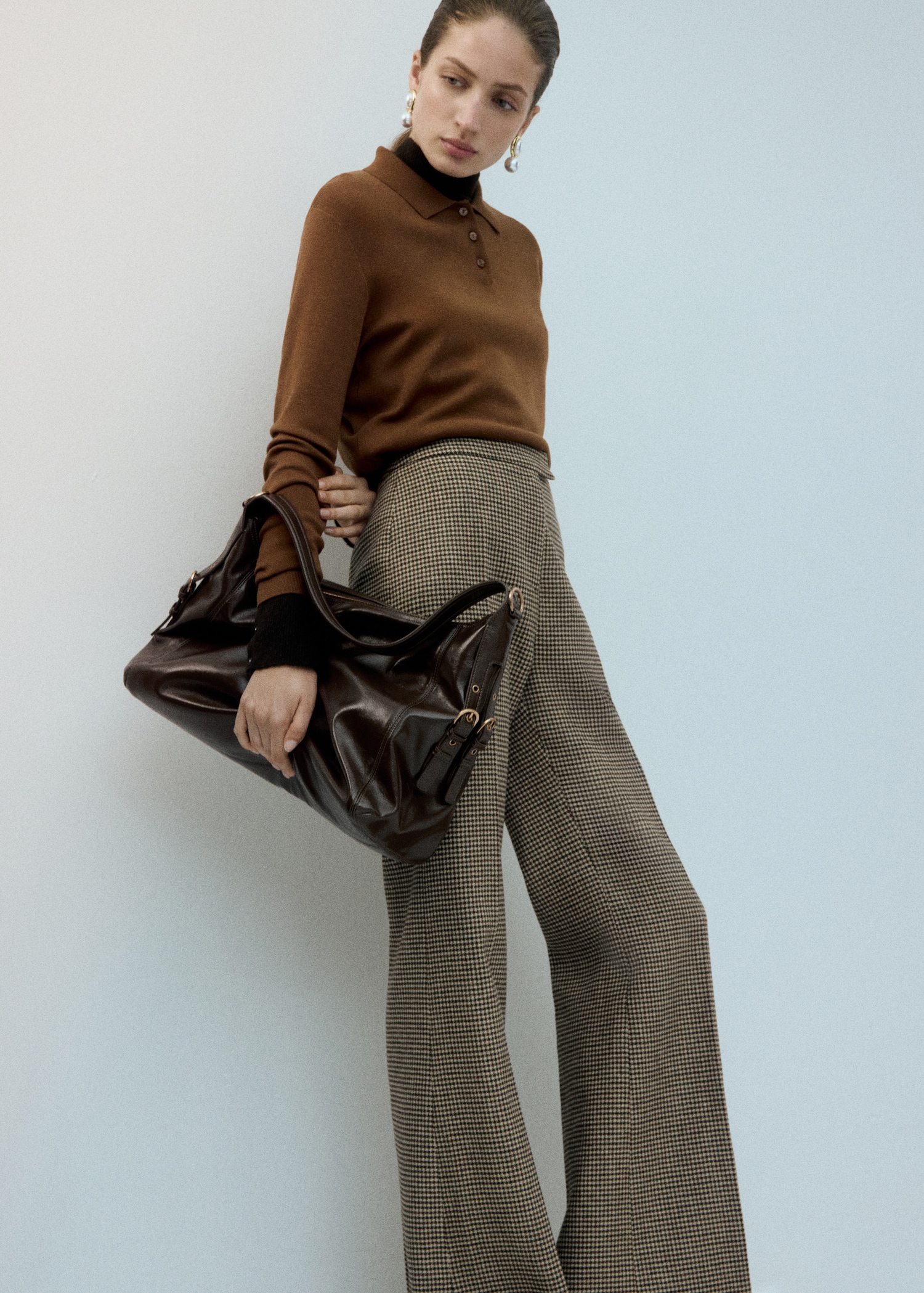 Shoulder Bag With Buckles Detail - Women | Mango Usa