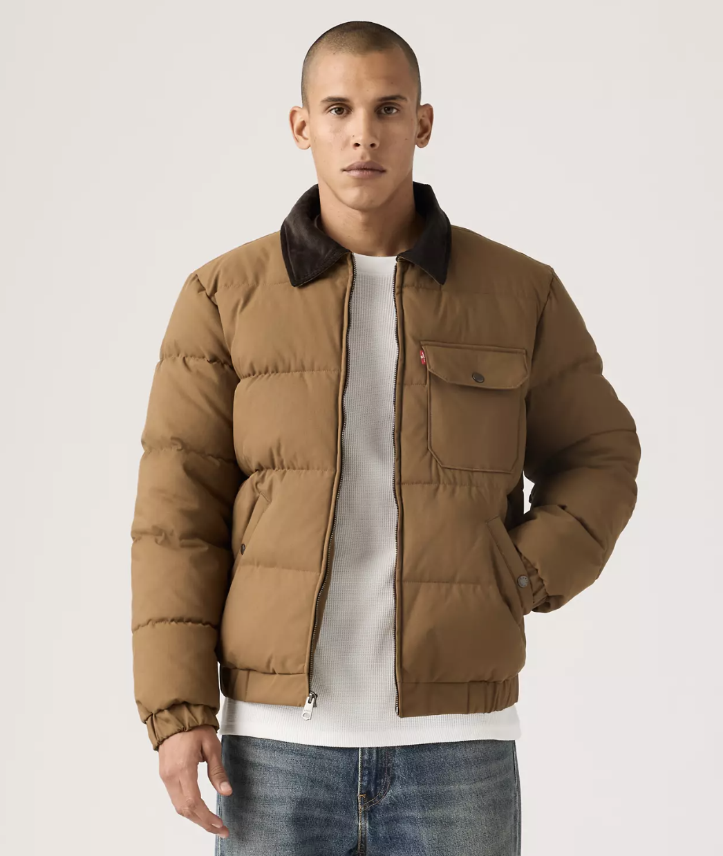 Levi's, Quilted Depot Jacket With Corduroy Collar