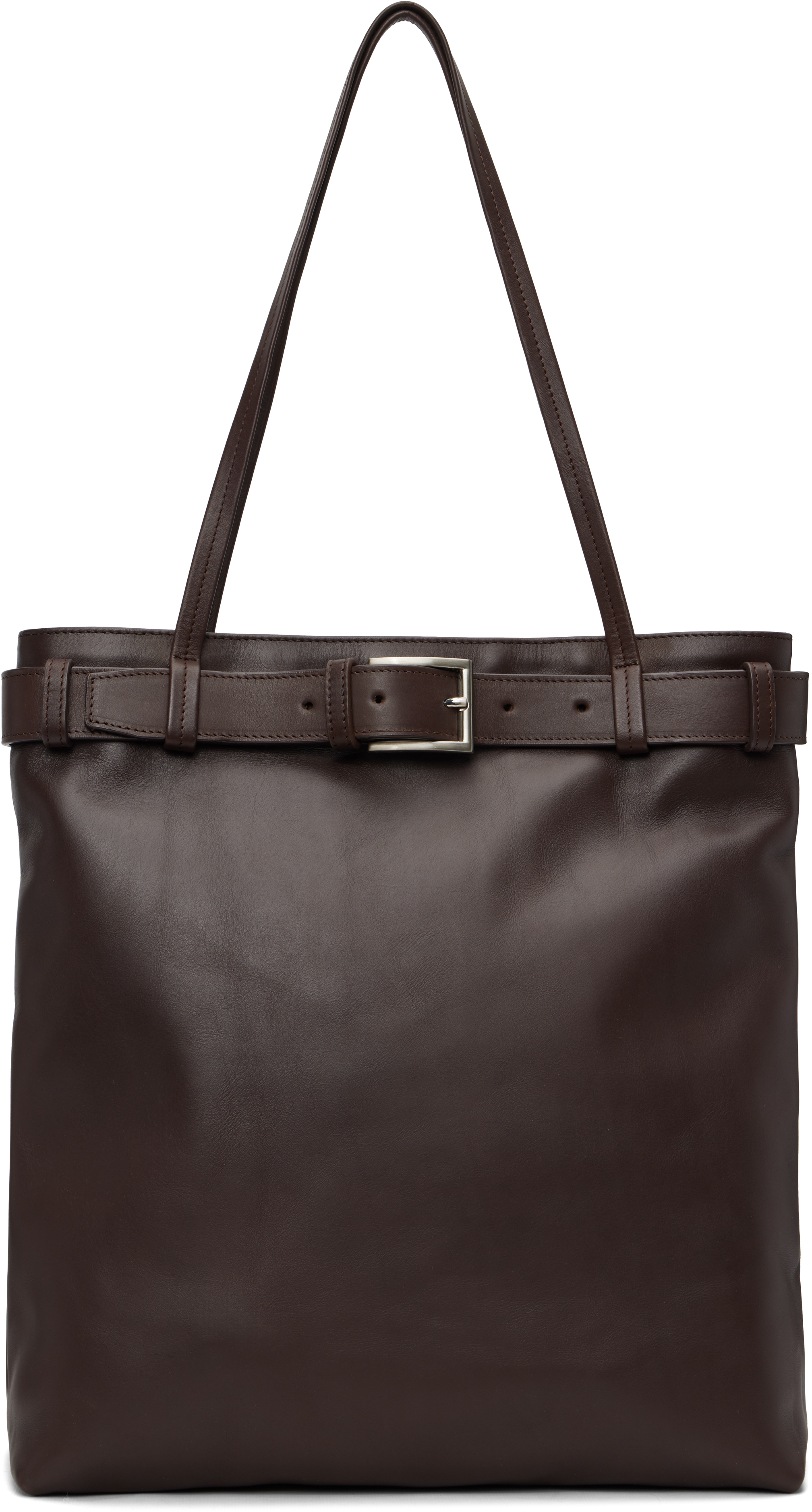 Brown Belt Detail Tote