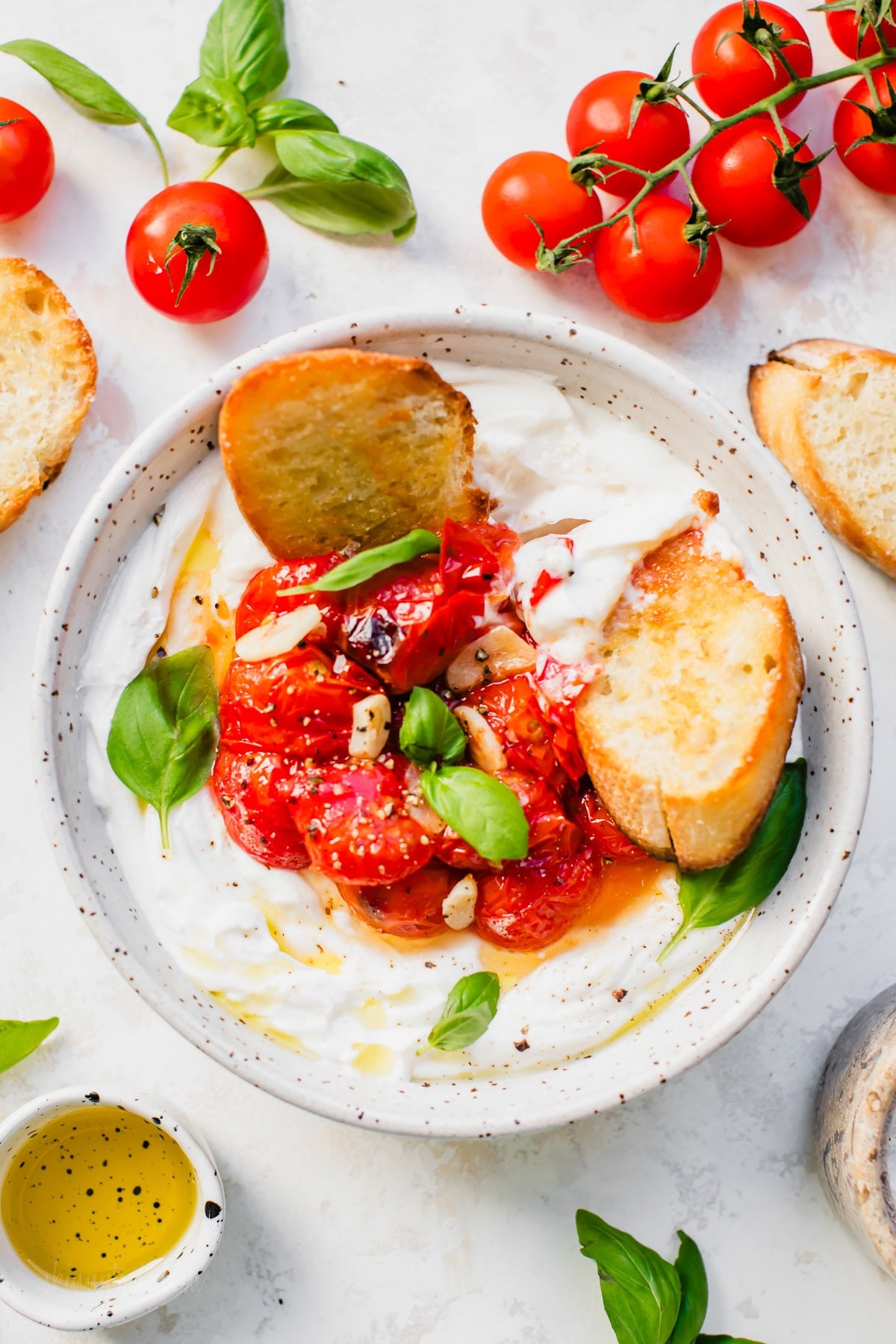 Whipped Ricotta Caprese Dip