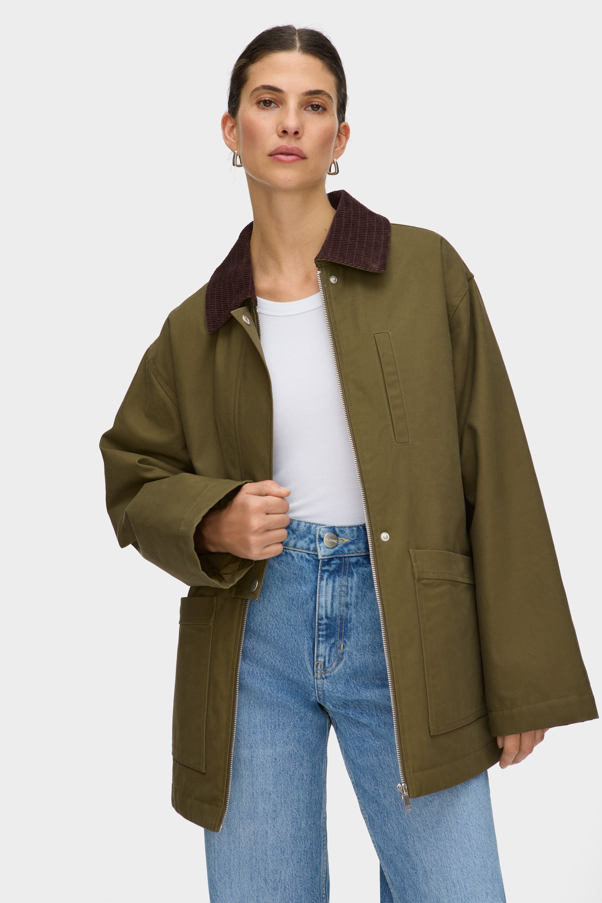 Oak Oversized Barn Coat