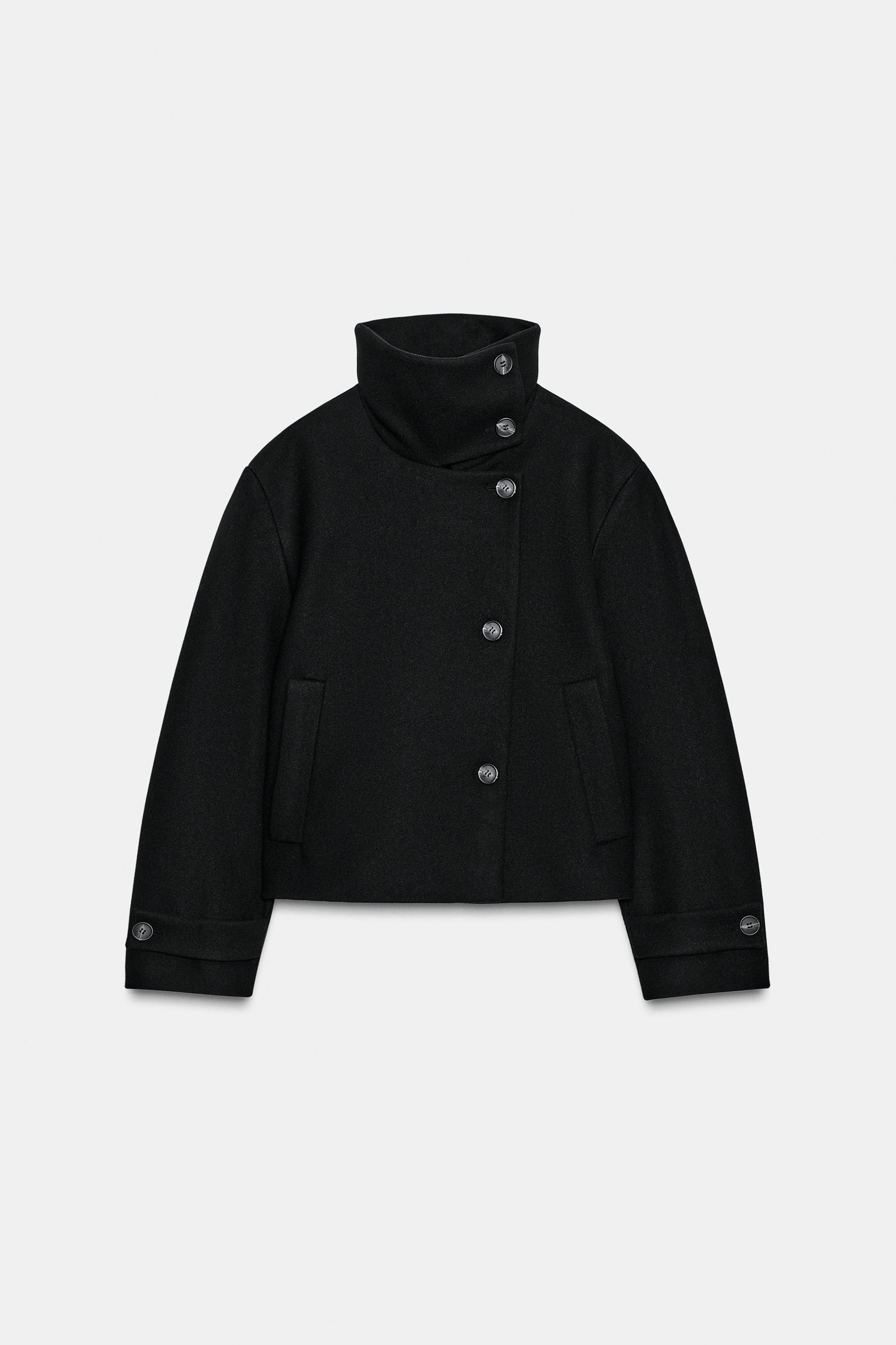 Short Coat With High Neck
