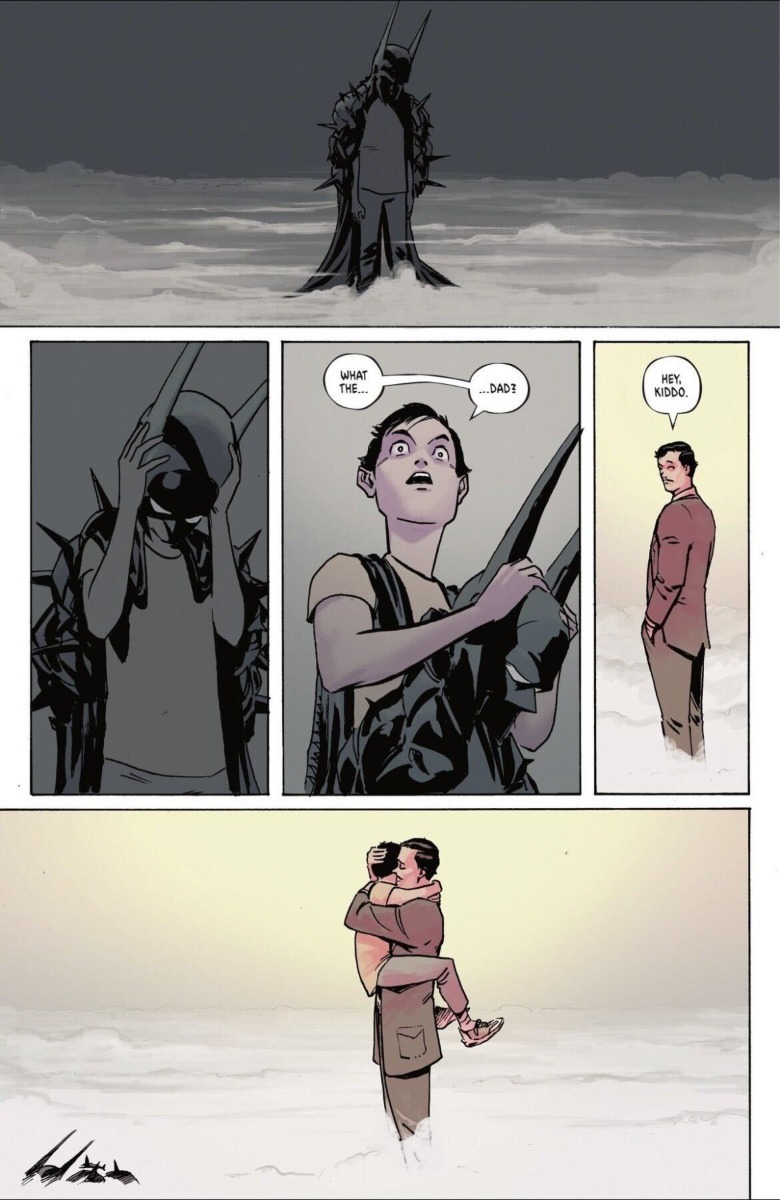 Absolute Batman #16 - Bruce Wayne meets his dad in the afterlife